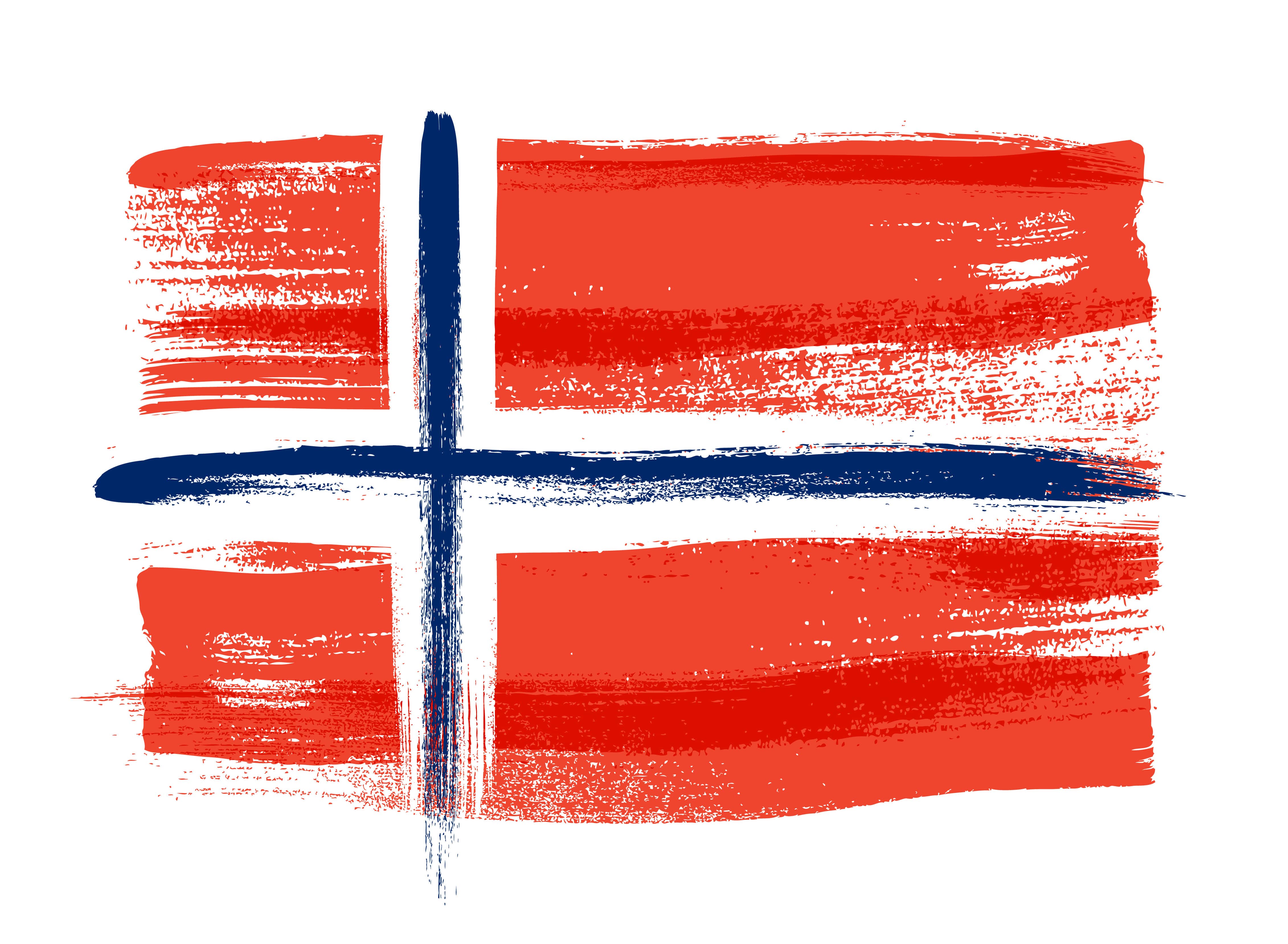 Norwegen Fahne