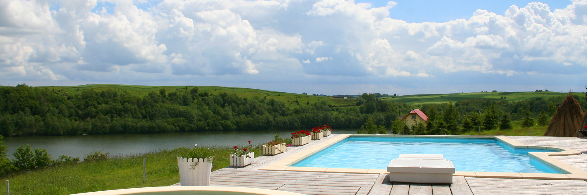 Polen Ferienhaus mit Pool