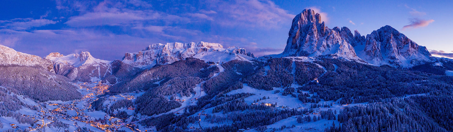 Tirol Berg Panorama Abends